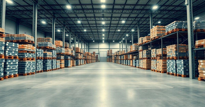 Armazenagem Horizontal: Eficiência em Estoques