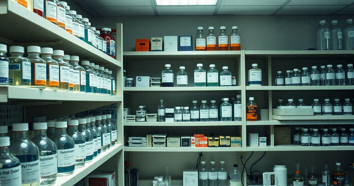 Armazenamento de Reagentes em Laboratório